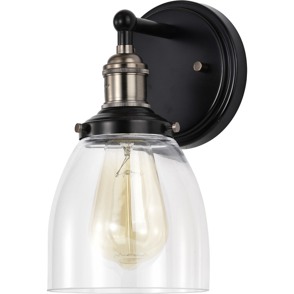 Nuvo Lighting Vintage 1 Light 5 Inch Rustic Bronze Wall Sconce Wall Light