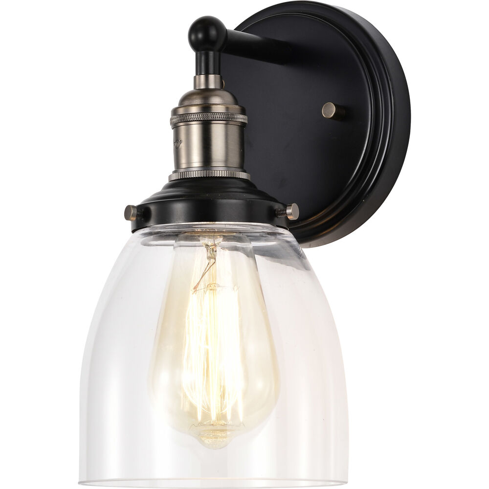 Nuvo Lighting Vintage 1 Light 5 Inch Rustic Bronze Wall Sconce Wall Light