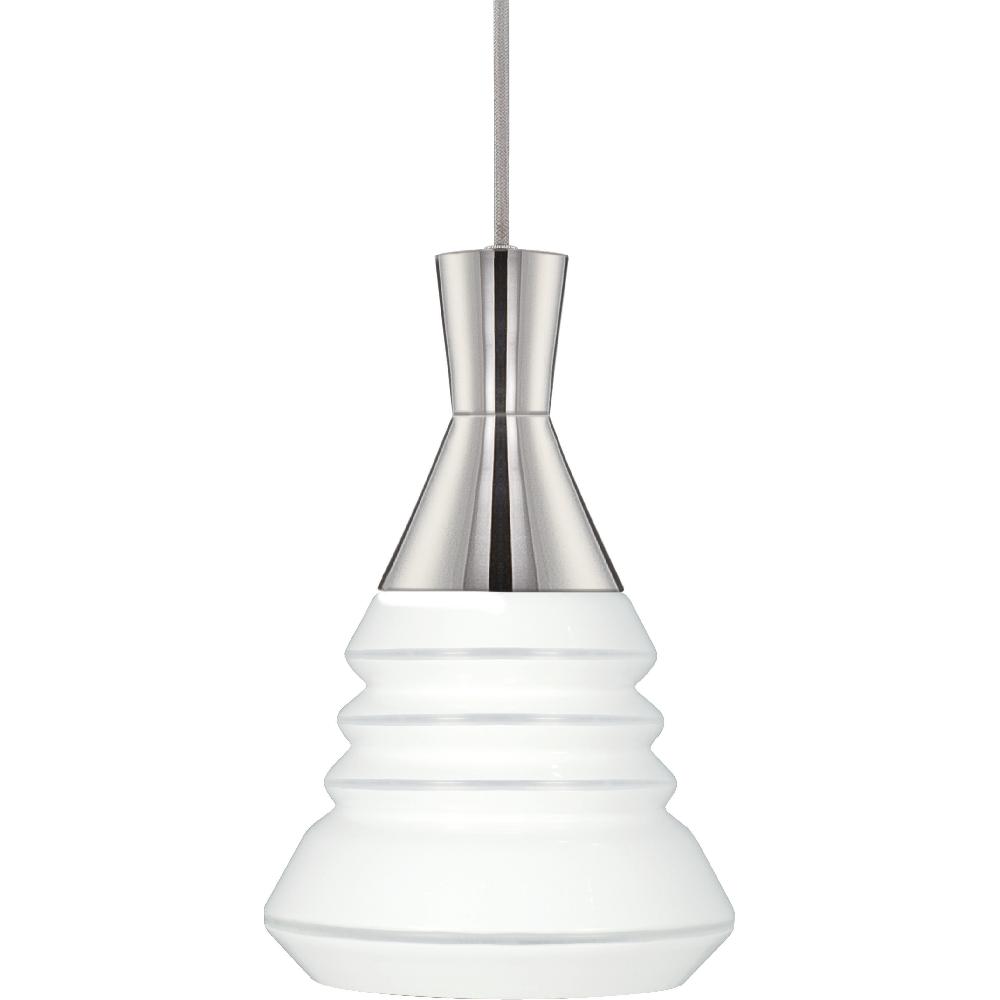 nuvo lighting Vortex LED 9 inch Polished Nickel Pendant Ceiling Light