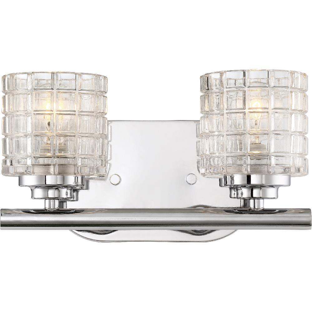 nuvo lighting Votive 2 Light 10.75 inch Polished Nickel Vanity Light Wall Light