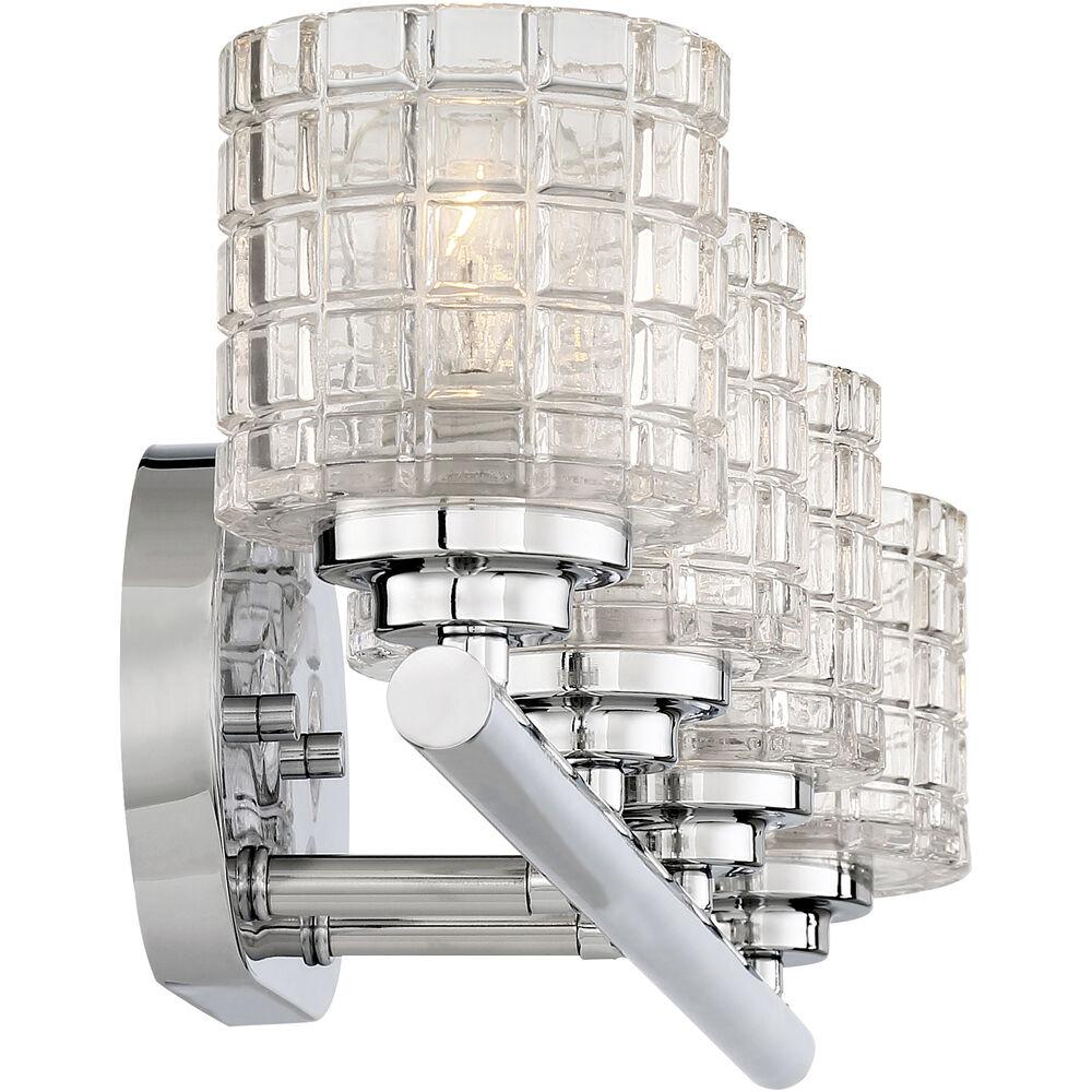 Nuvo Lighting Votive 4 Light 25 Inch Polished Nickel Vanity Light Wall Light