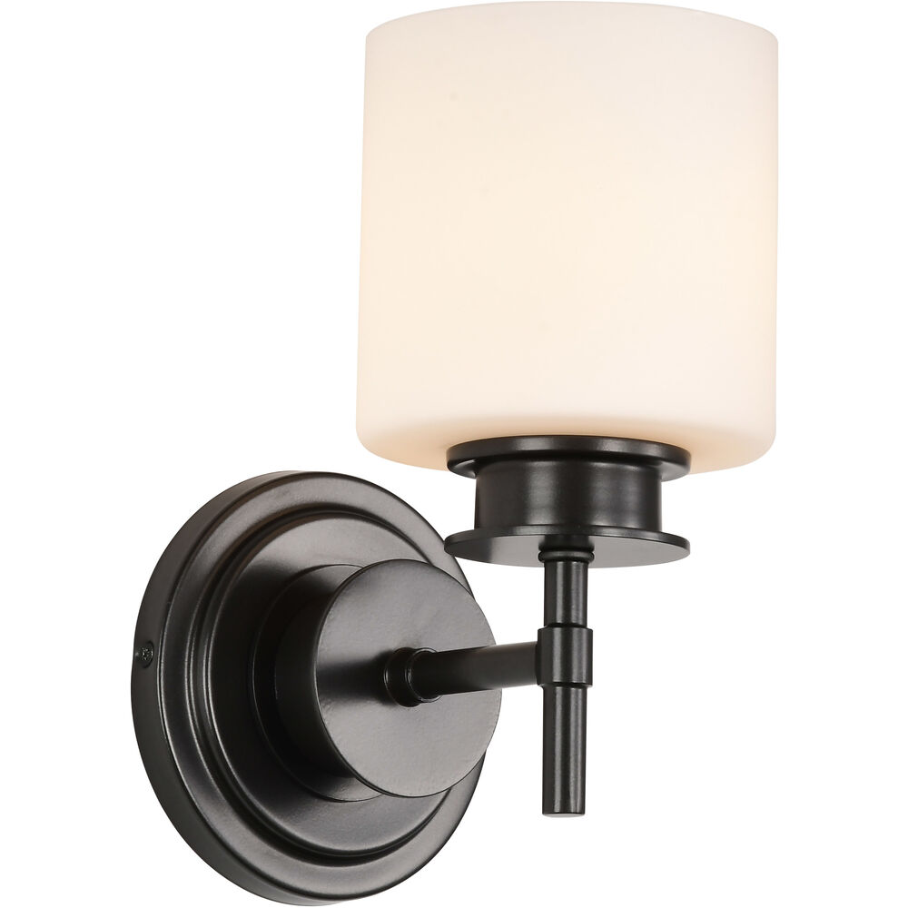 Nuvo Lighting Warren 1 Light 5 Inch Gun Metal Vanity Light Wall Light