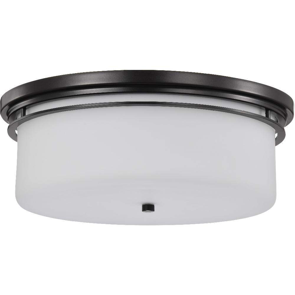 nuvo lighting Warren 15 inch Gun Metal Flush Mount Ceiling Light