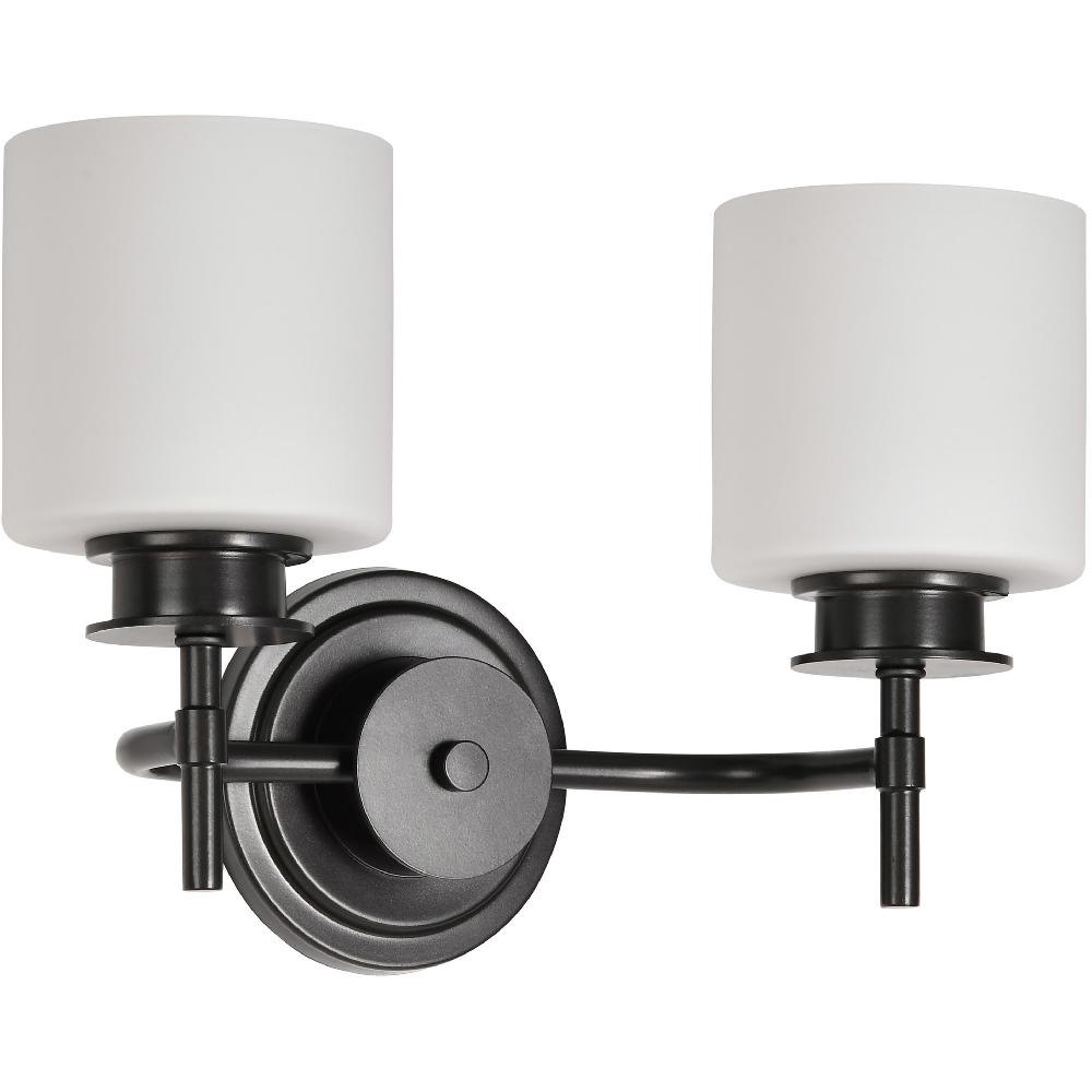 nuvo lighting Warren 2 Light 14.5 inch Gun Metal Vanity Light Wall Light