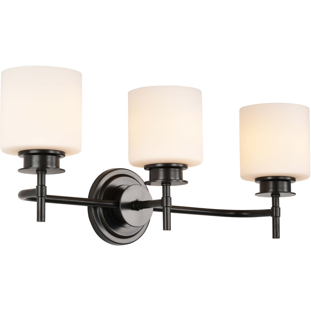 Nuvo Lighting Warren 3 Light 24 Inch Gun Metal Vanity Light Wall Light