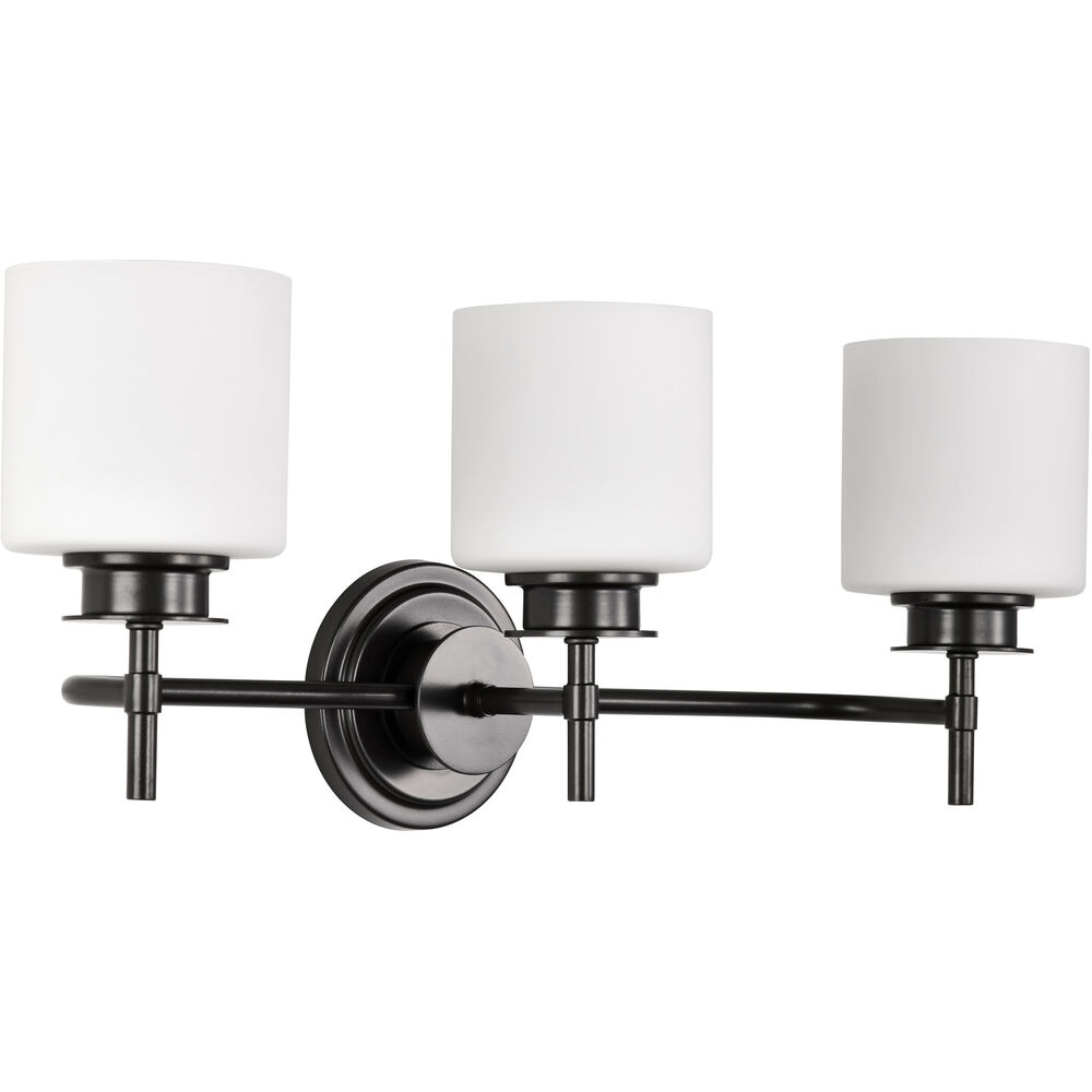 Nuvo Lighting Warren 3 Light 24 Inch Gun Metal Vanity Light Wall Light
