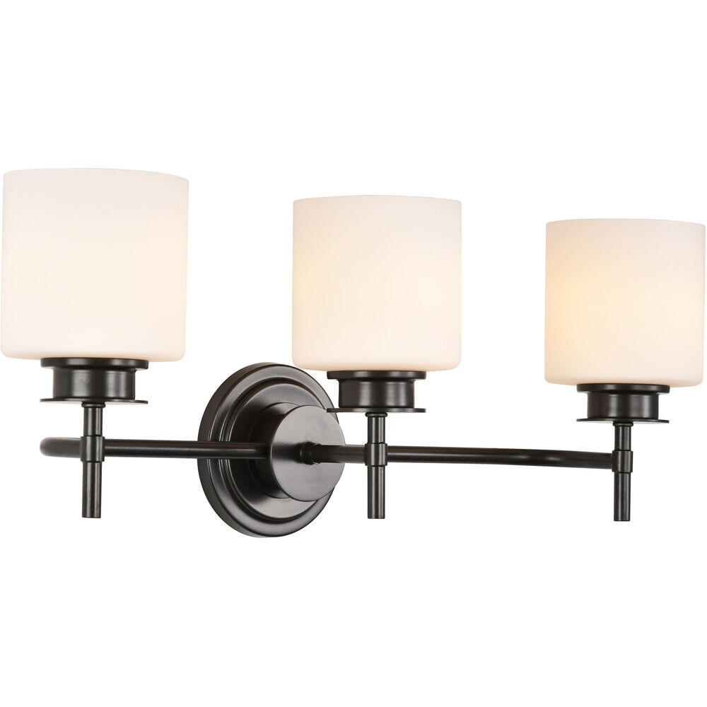 Nuvo Lighting Warren 3 Light 24 Inch Gun Metal Vanity Light Wall Light