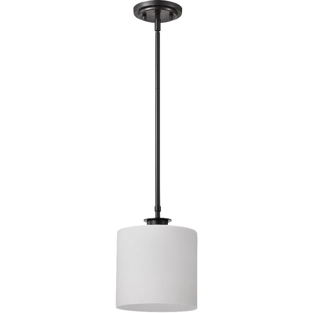 nuvo lighting Warren 8 inch Gun Metal Pendant Ceiling Light