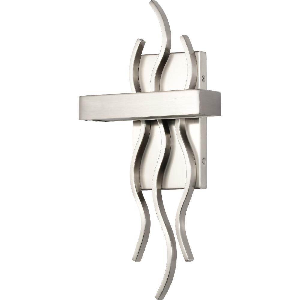 nuvo lighting Wave LED 7.88 inch Brushed Nickel ADA Wall Sconce Wall Light