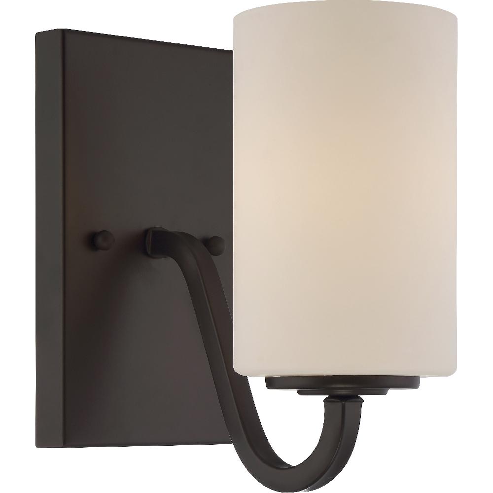 nuvo lighting Willow 1 Light 4.38 inch Forest Bronze Vanity Light Wall Light