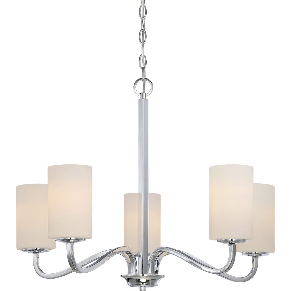 Nuvo Lighting Willow 9 Light 32 Inch Polished Nickel Chandelier Ceiling Light