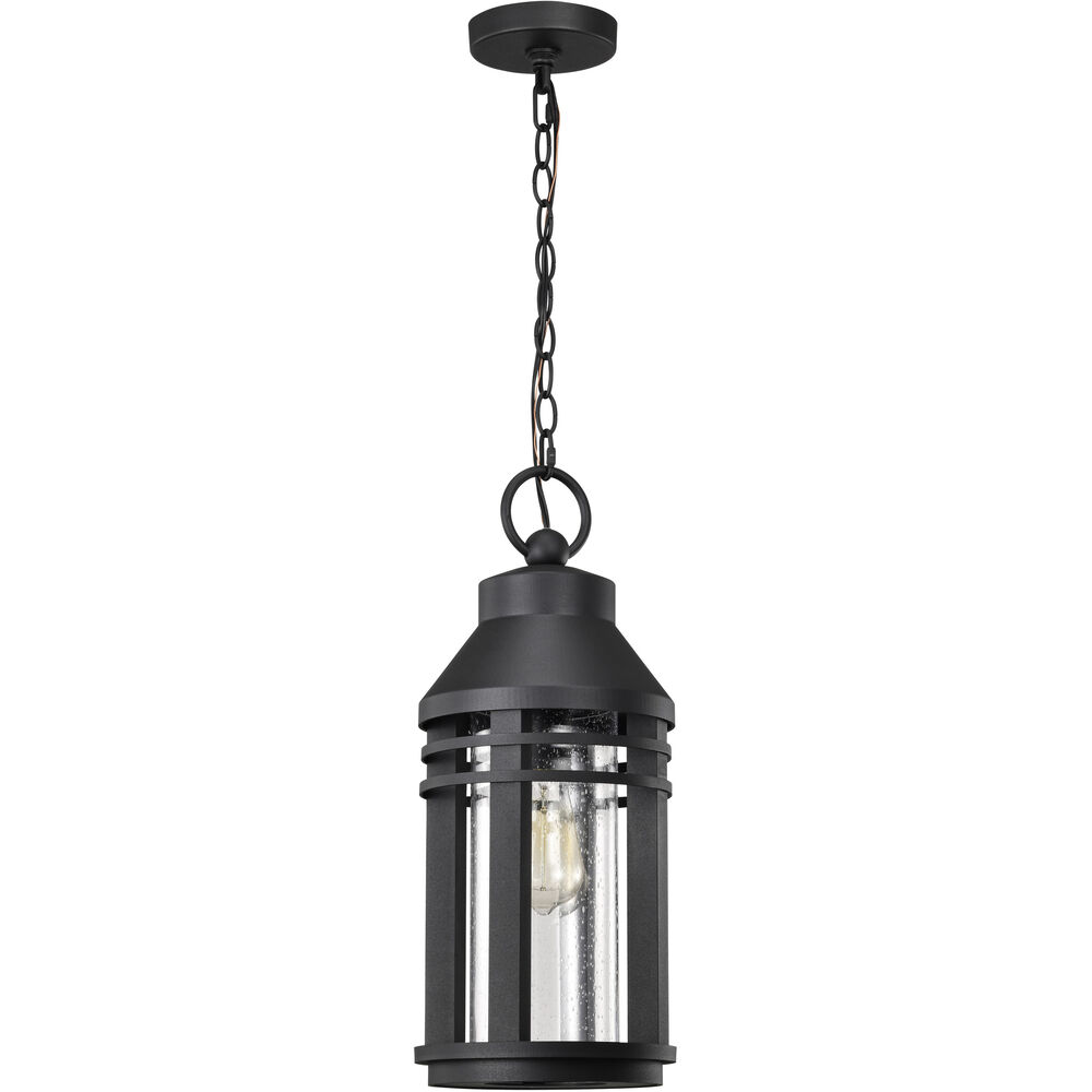 Nuvo Lighting Wilton 1 Light 8.25 Inch Matte Black Outdoor Hanging Light