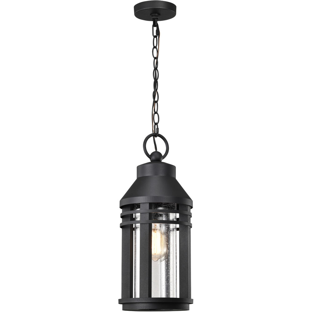 Nuvo Lighting Wilton 1 Light 8.25 Inch Matte Black Outdoor Hanging Light