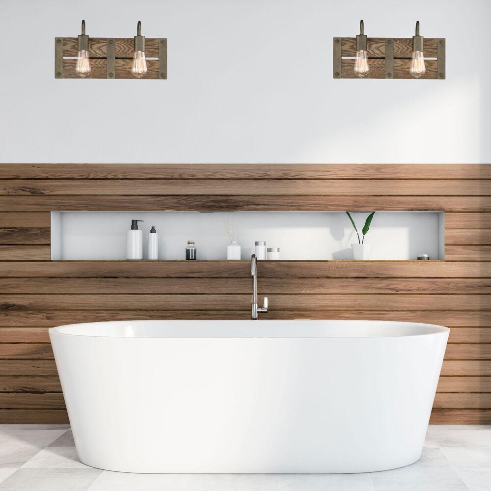 Nuvo Lighting Winchester 2 Light 16.38 Inch Bronze Vanity Light Wall Light