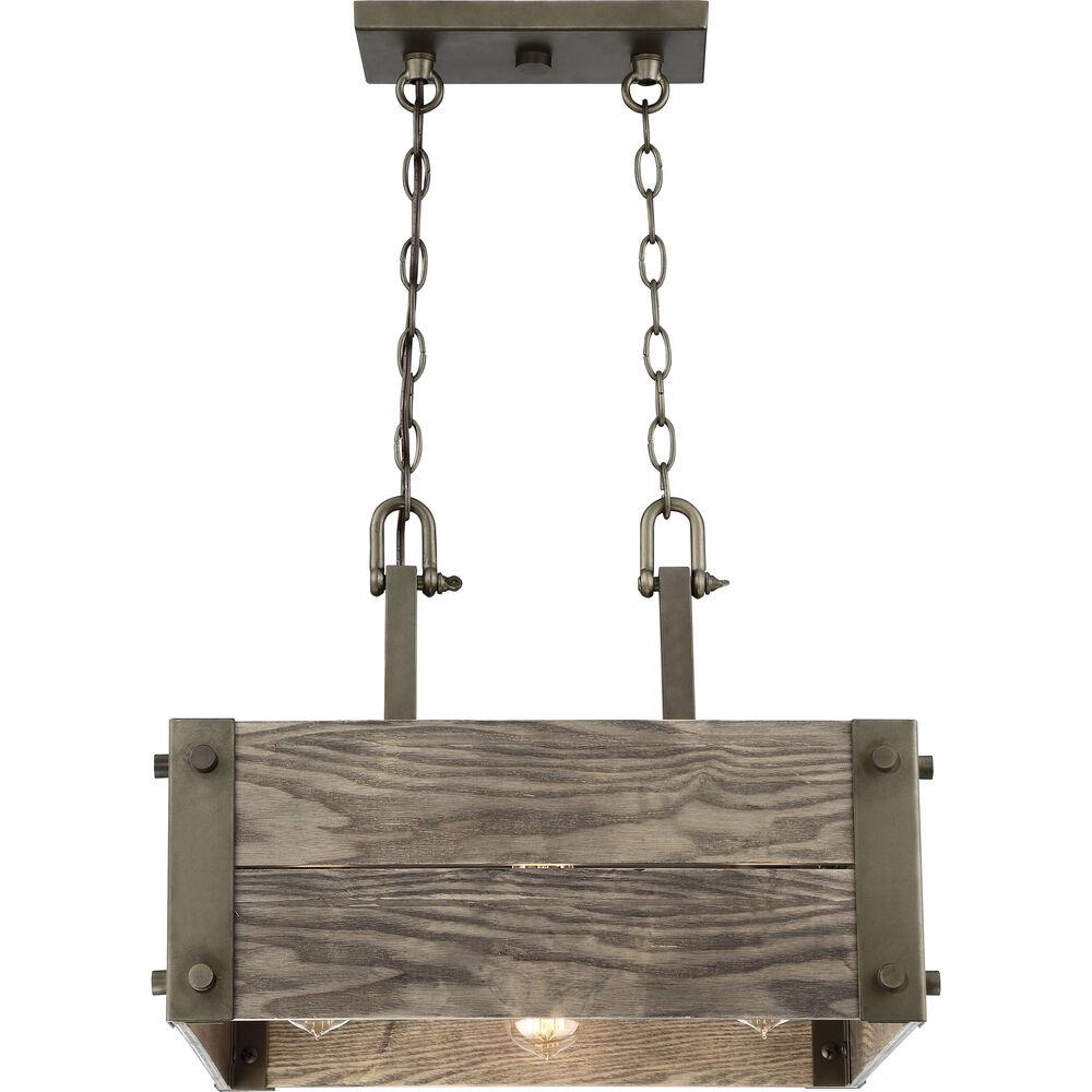 Nuvo Lighting Winchester 4 Light 18.75 Inch Bronze Pendant Ceiling Light