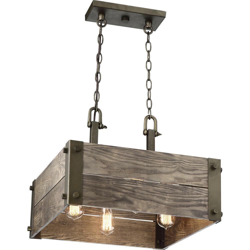 Nuvo Lighting Winchester 4 Light 18.75 Inch Bronze Pendant Ceiling Light