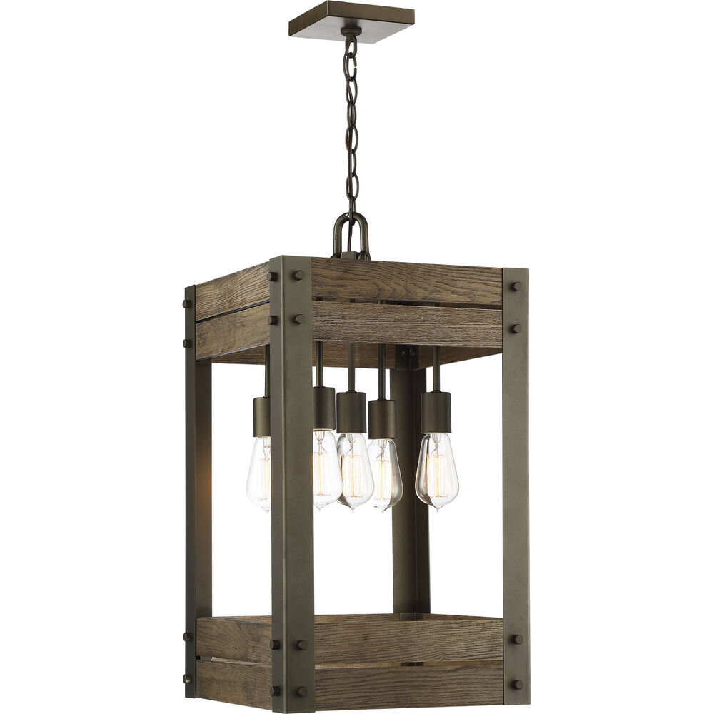 Nuvo Lighting Winchester 4 Light 18.75 Inch Bronze Pendant Ceiling Light