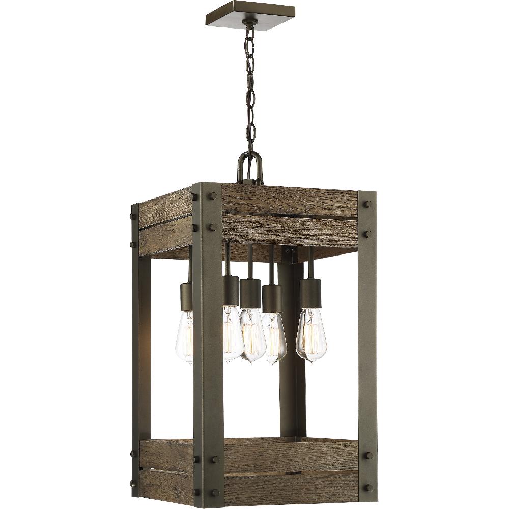 nuvo lighting Winchester 5 Light 14.75 inch Bronze Pendant Ceiling Light