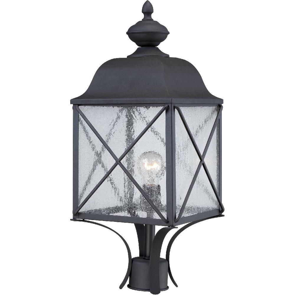 nuvo lighting Wingate 1 Light 23 inch Textured Black Outdoor Post Light