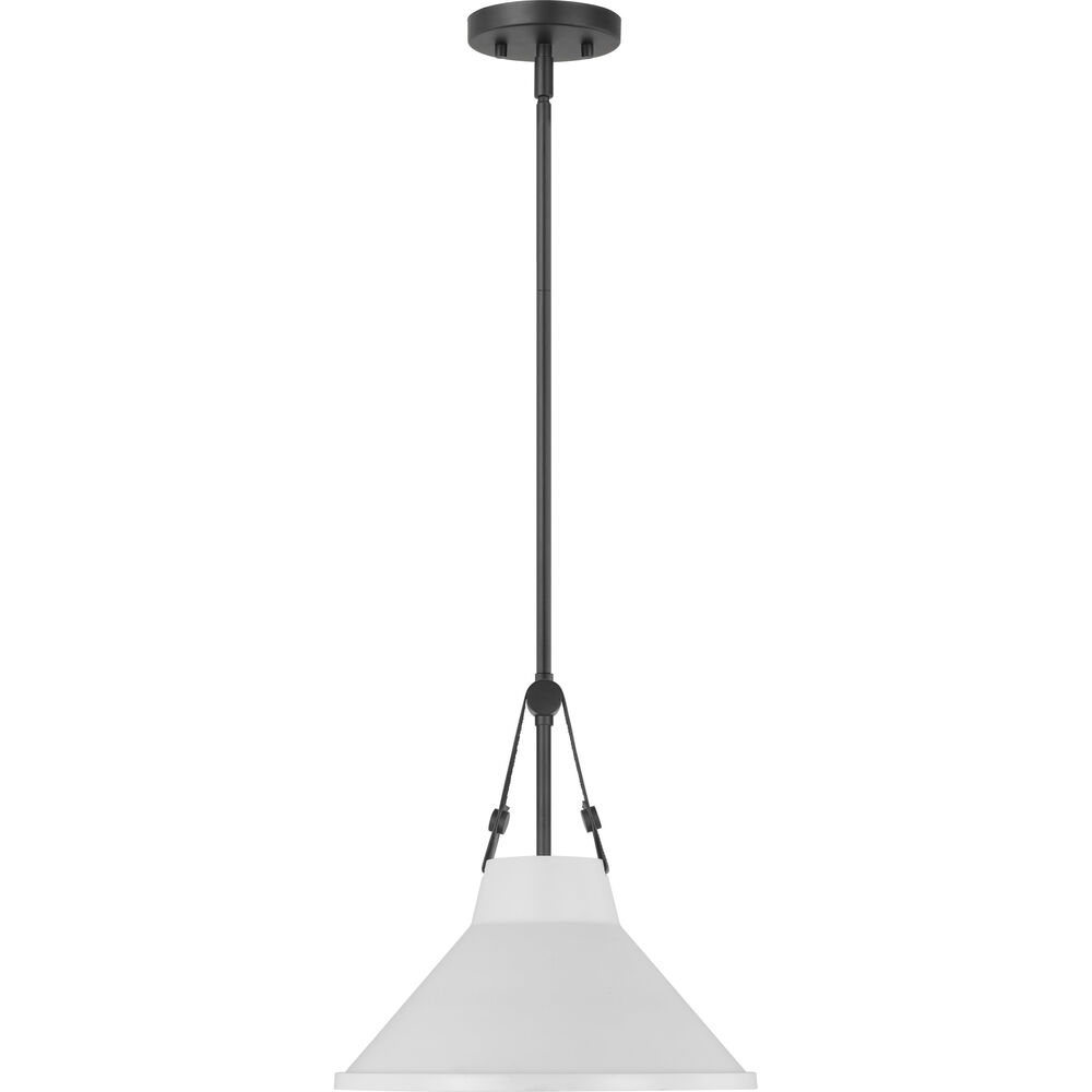 Nuvo Lighting Zelda 1 Light 14 Inch Black Pendant Ceiling Light