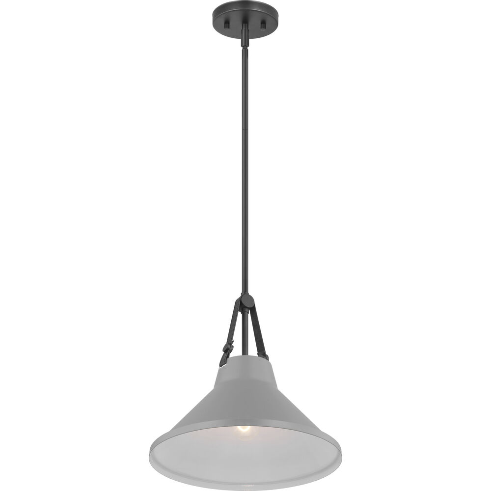 Nuvo Lighting Zelda 1 Light 14 Inch Black Pendant Ceiling Light