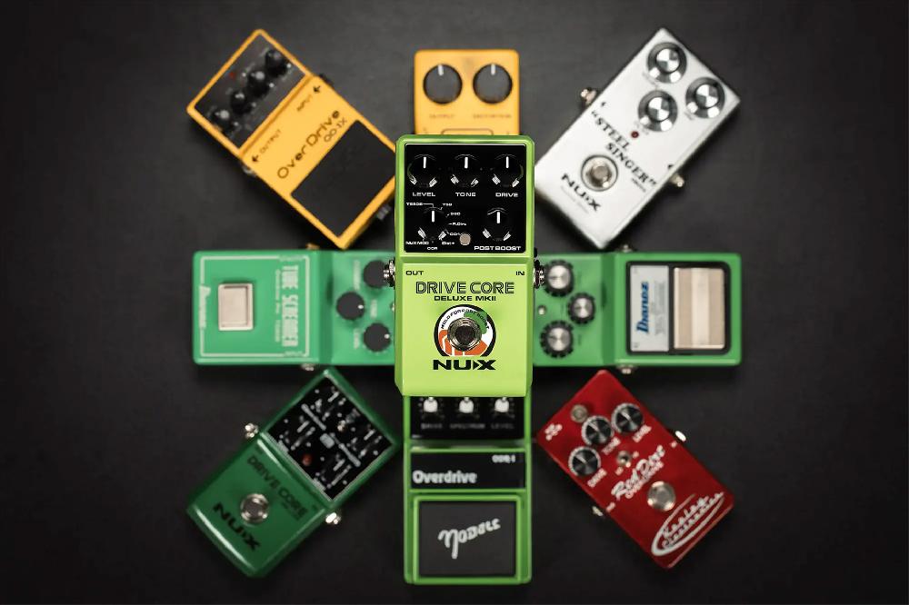 Nux Drive Core Deluxe MKII 8-way OD Combination Pedal. Wasabi Drive Must Be Hot