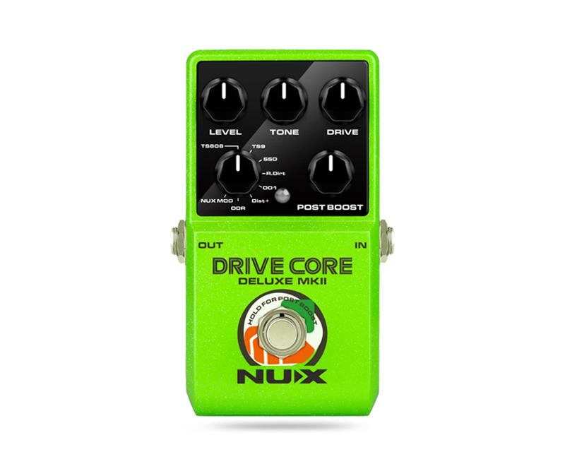 nux Drive Core Deluxe MKII 8-way OD combination pedal. Wasabi Drive must be hot