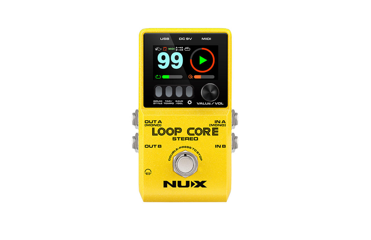 Nux Loop Core Stereo Stereo Looper With MIDI Control