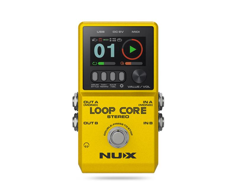 nux Loop Core Stereo Stereo Looper with MIDI control