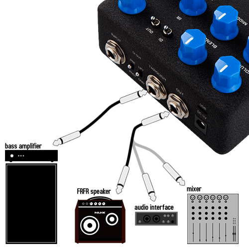 Nux MLD Bass Preamp + DI Melvin Lee Davis Signature Bass Preamp + DI