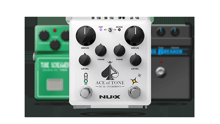 Nux Ace Of Tone Dual Overdrive In A Stompbox