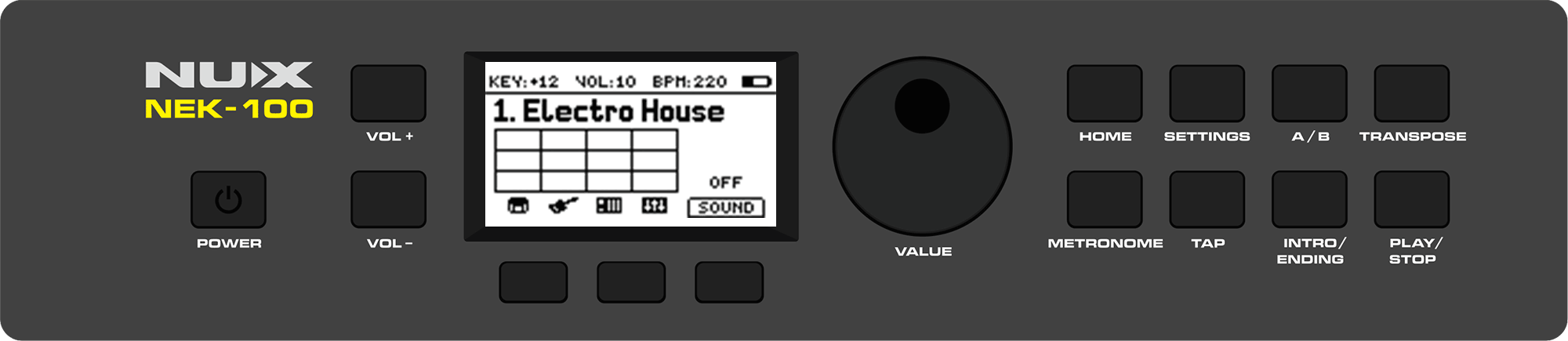 Nux NEK-100 Portable Keyboard
