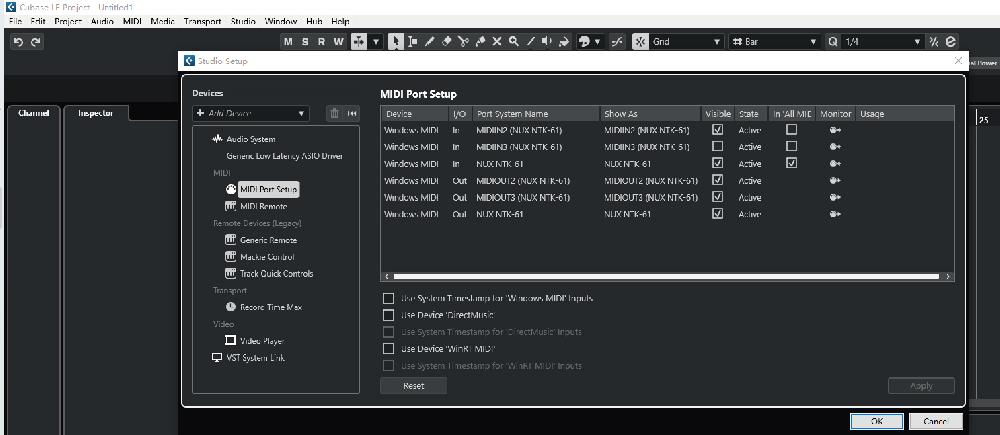 Nux NTK-37 MIDI Keyboard Controller
