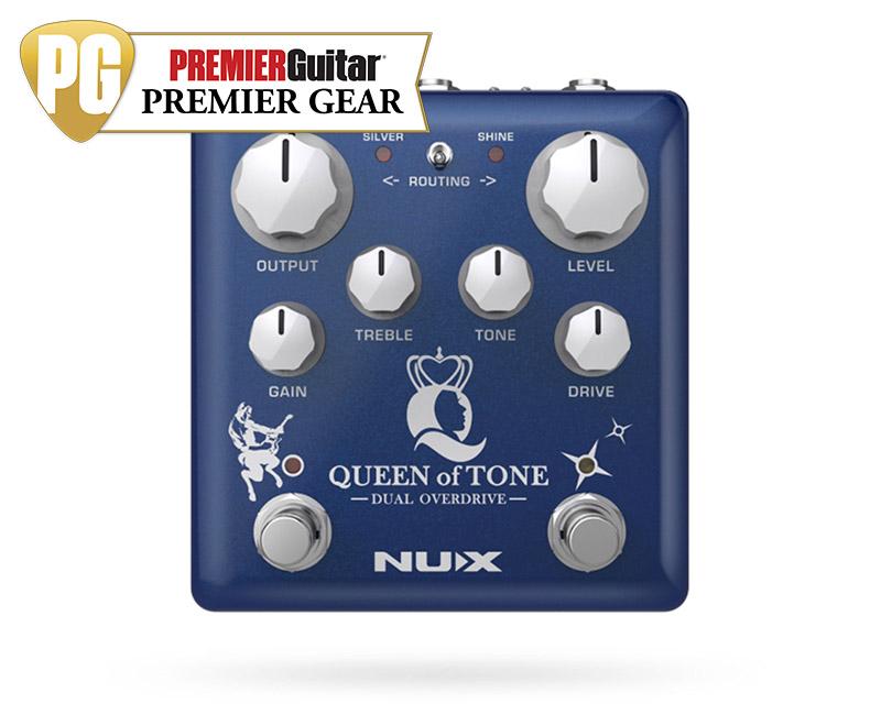 nux Queen of Tone Dual Overdrive in a Stompbox
