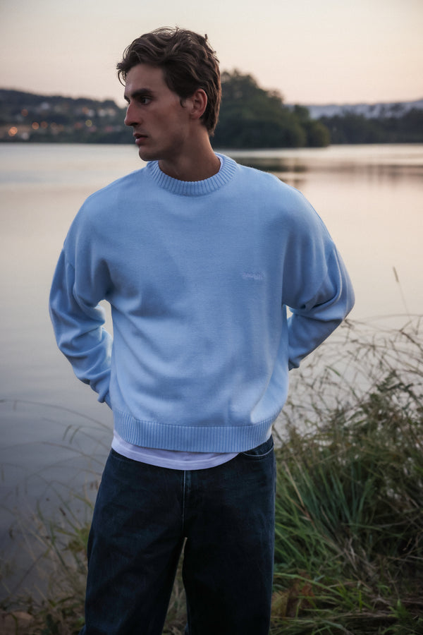 Nwhr Baby Blue Brushed Jersey