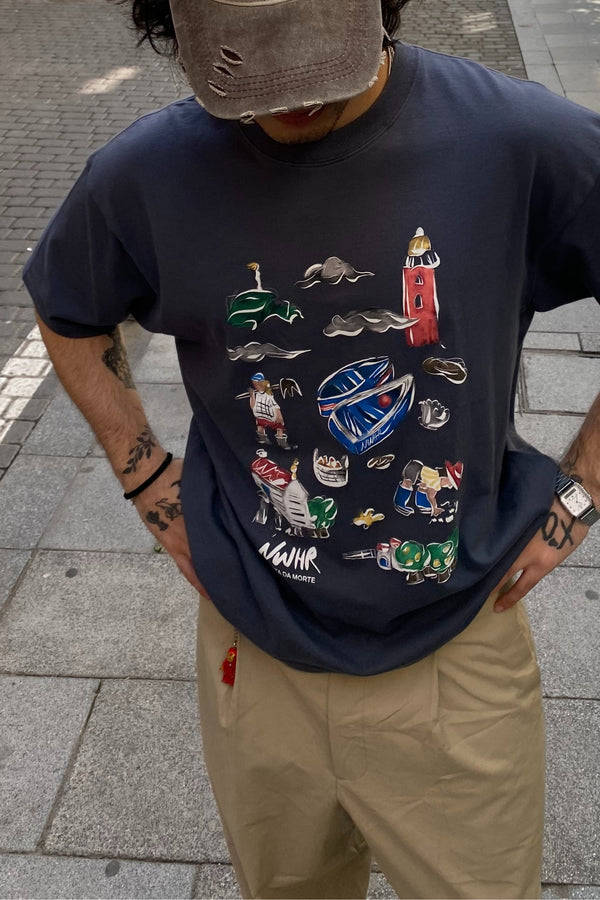 Nwhr Costa Da Morte Black T-shirt