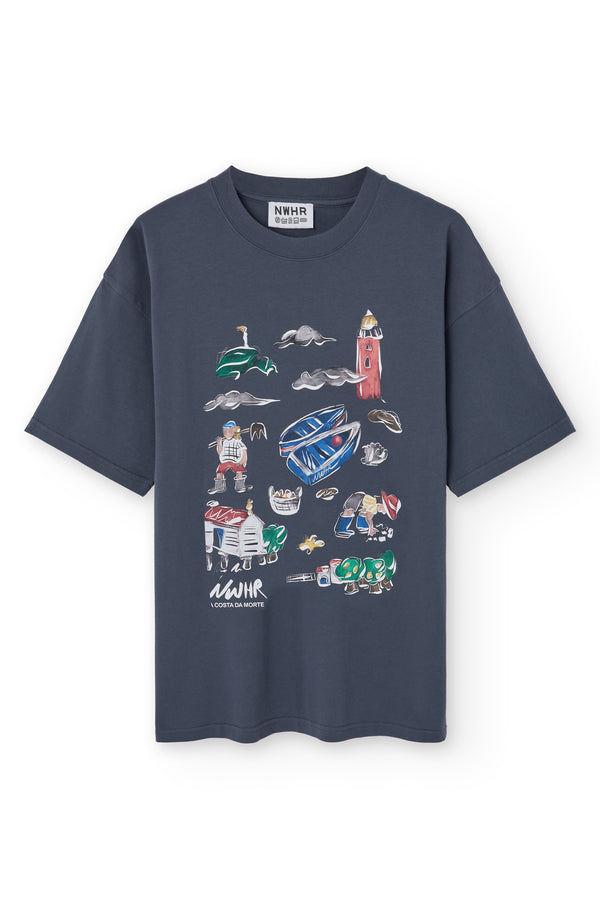 nwhr Costa da Morte black T-shirt