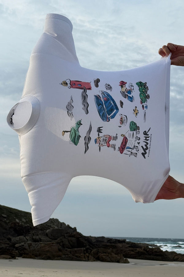 Nwhr Costa Da Morte White T-shirt