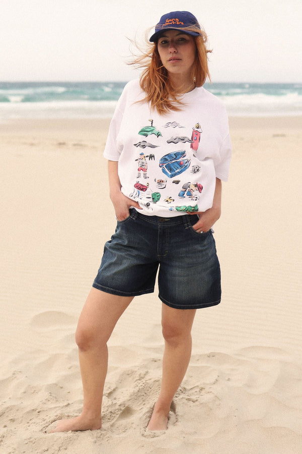 Nwhr Costa Da Morte White T-shirt