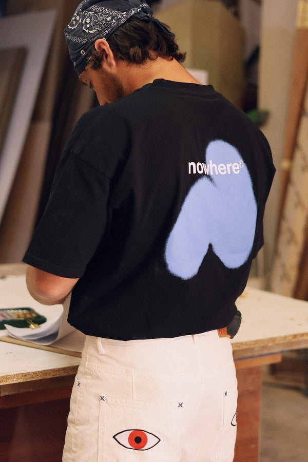 nwhr NWHR black spray t-shirt