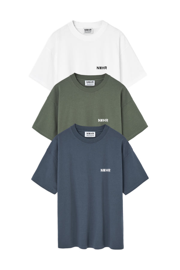 nwhr Pack 3 basic t-shirts