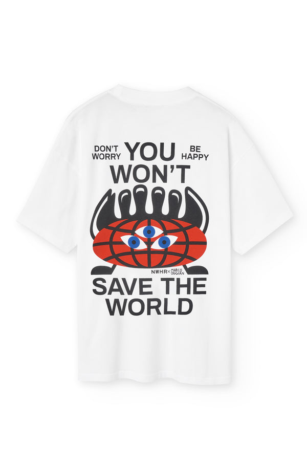 nwhr You won't save the world T-shirt