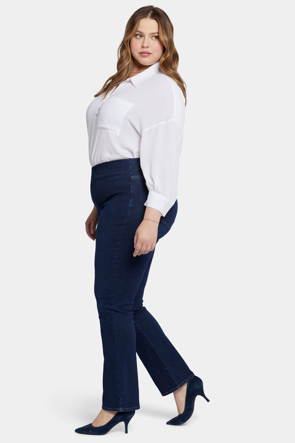 Nydj Bailey Relaxed Straight Pull-On Jeans In Plus Size
