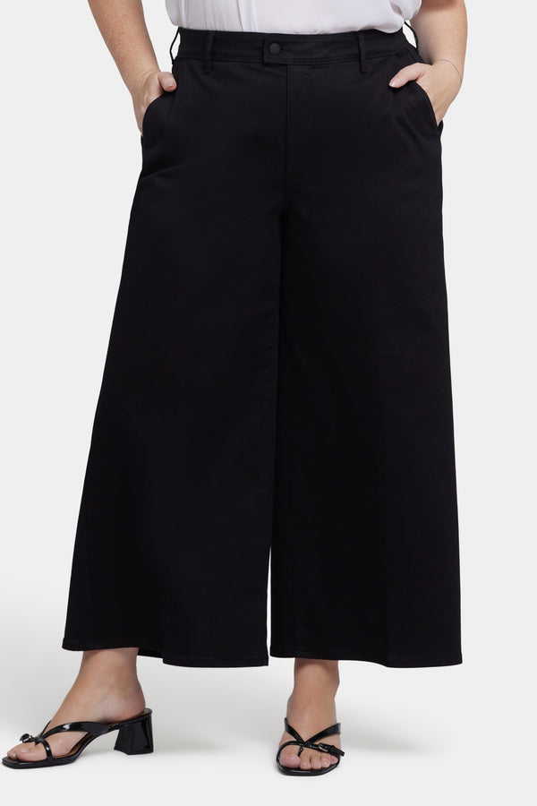 Nydj Mona Wide Leg Trouser Ankle Jeans In Plus Size