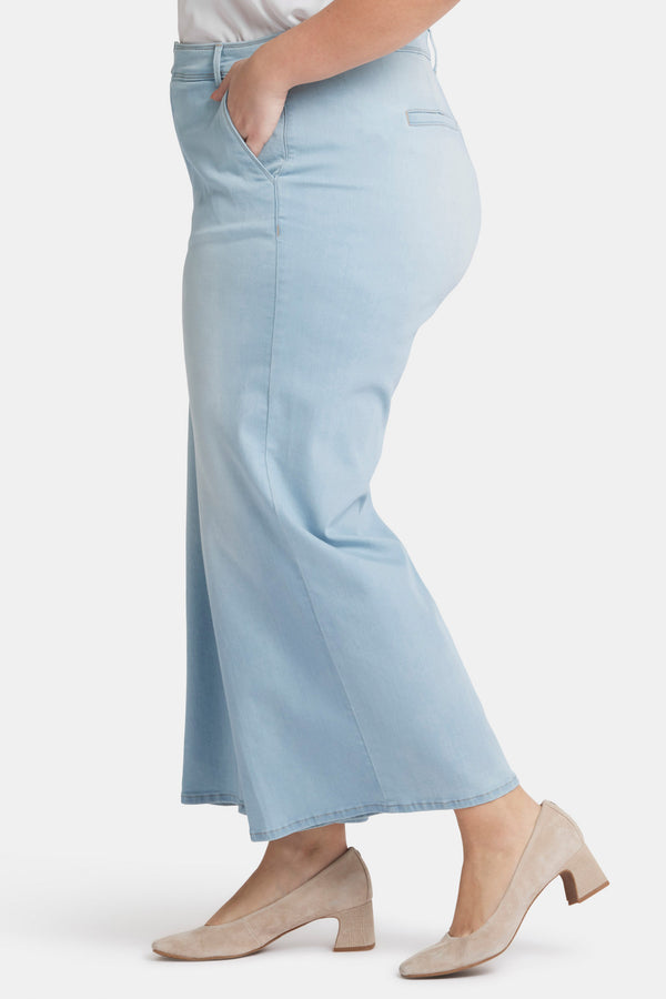 Nydj Mona Wide Leg Trouser Ankle Jeans In Plus Size