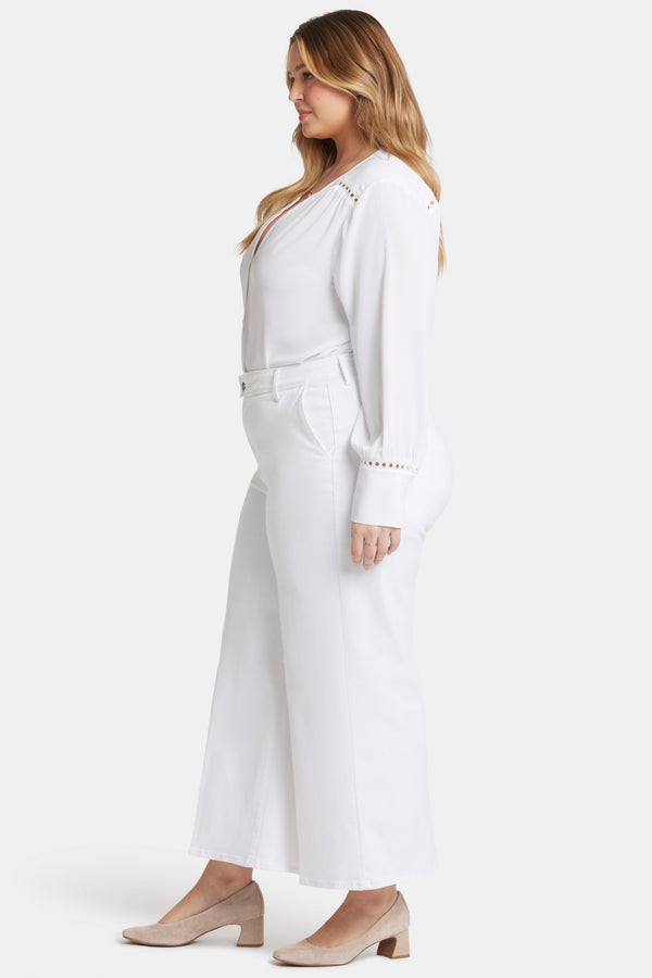 Nydj Mona Wide Leg Trouser Ankle Jeans In Plus Size