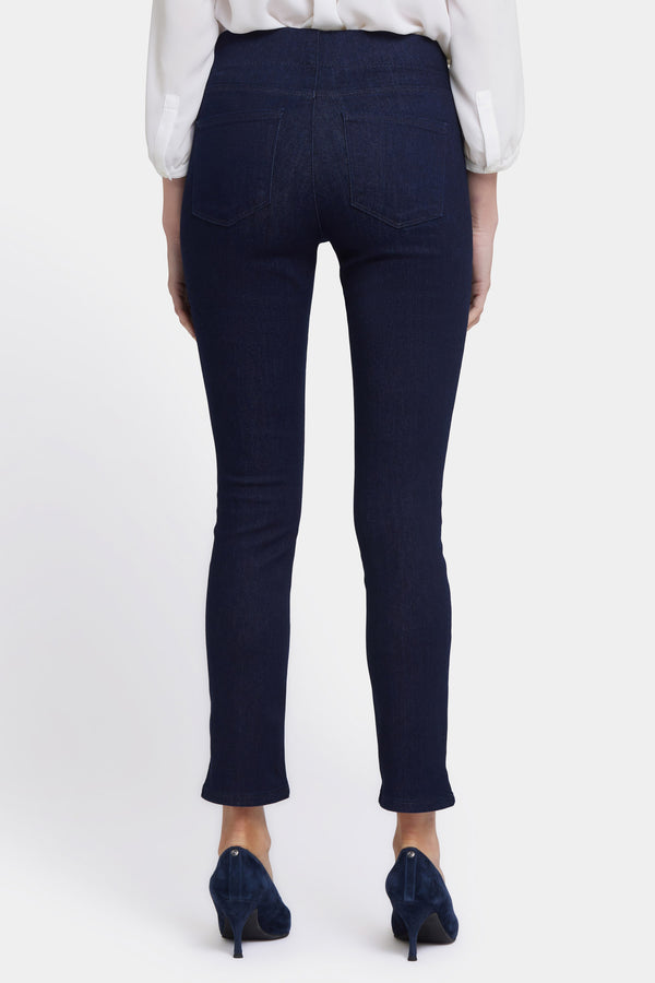 nydj Alina Skinny Ankle Pull-On Jeans