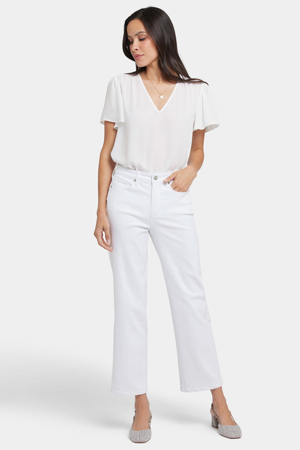 Nydj Bailey Relaxed Straight Ankle Jeans In Petite