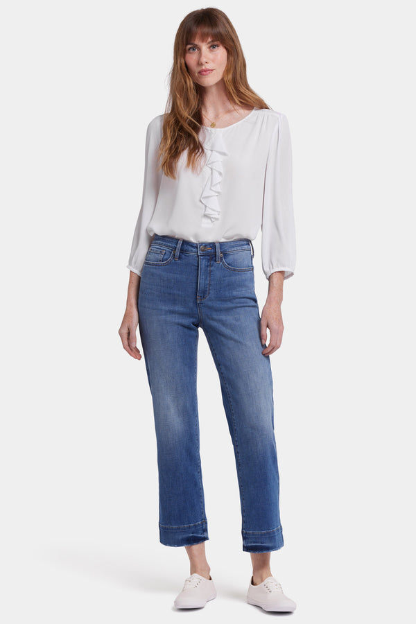 Nydj Bailey Relaxed Straight Ankle Jeans