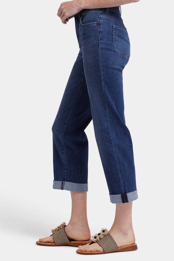 Nydj Bailey Relaxed Straight Crop Jeans